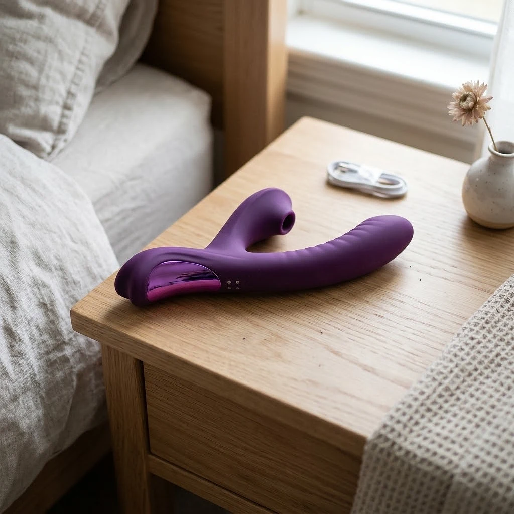 Vibrador de Conejo con Estimulación Doble Tracy