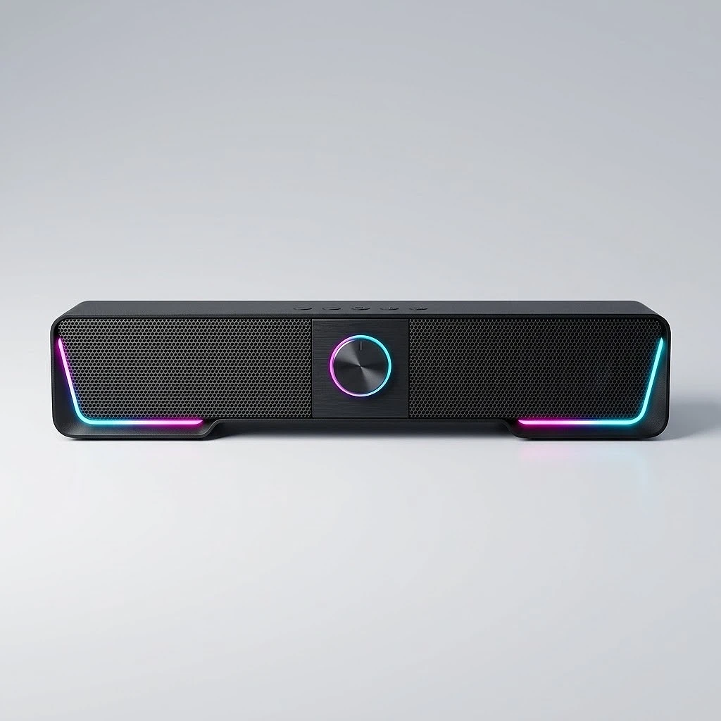 Barra de Sonido para PC Jeecoo A40 con Bluetooth y Luz LED — foto 4