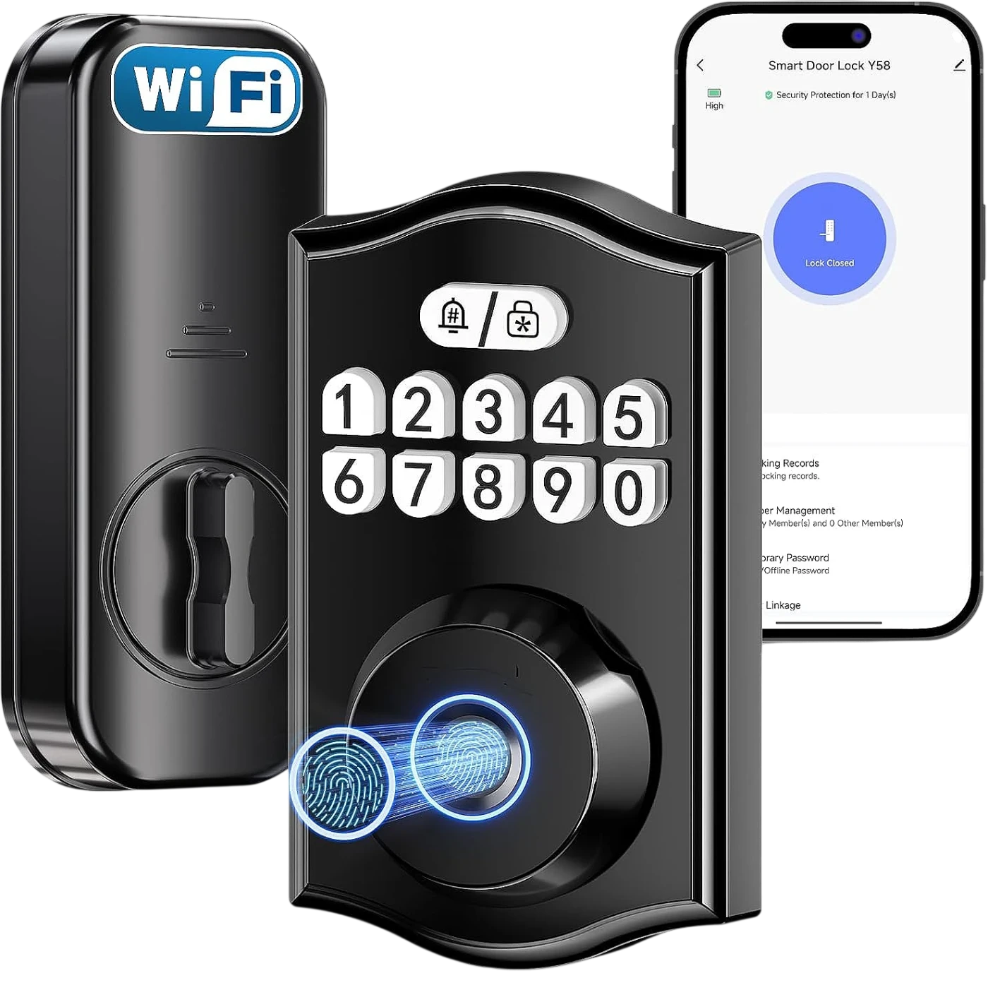 Cerradura Inteligente Y58 con WiFi Integrado