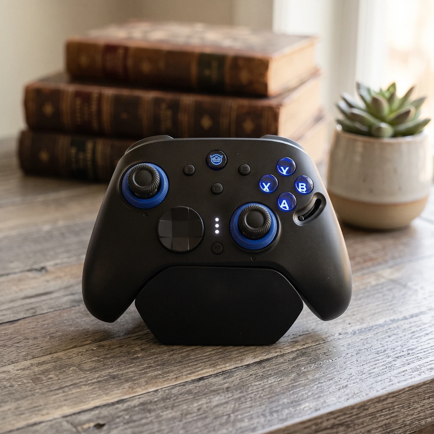 Controlador NYXI Imperial para Gaming PC — en uso
