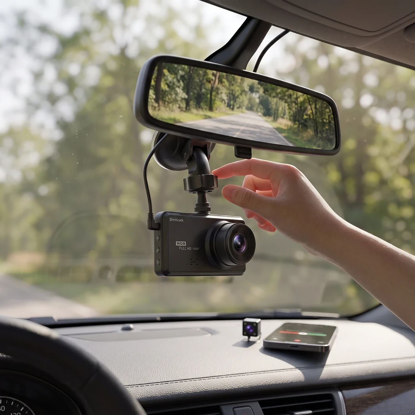 Dash Cam Doble 2.5K con Tarjeta de 64GB Incluida — foto 3