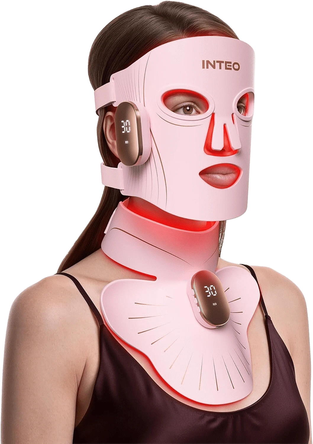 Máscara Terapia Rojo + NIR para Rostro y Cuello