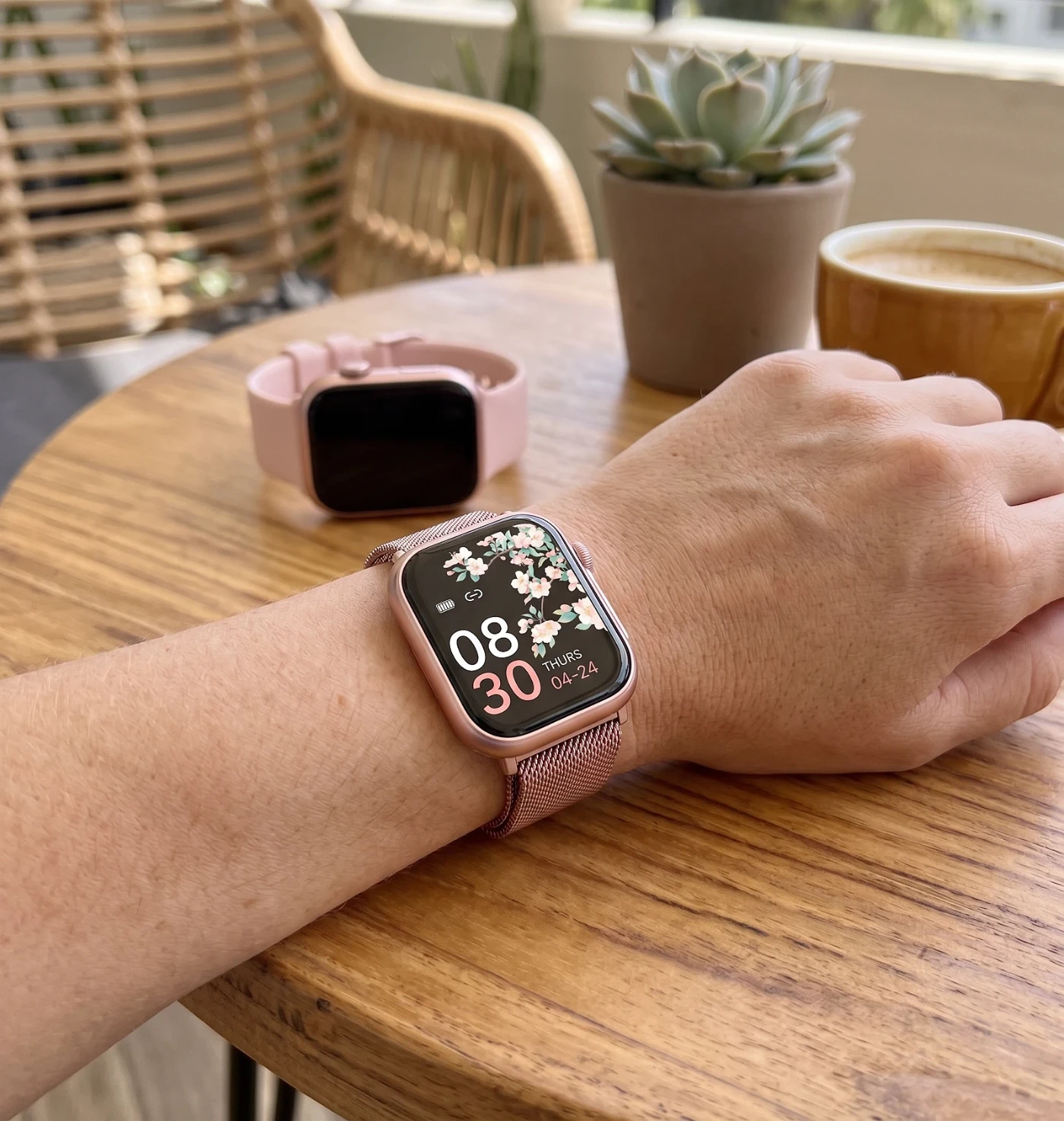 Smartwatch para Mujer con Pantalla HD 1.85" y Doble Correa — foto 2