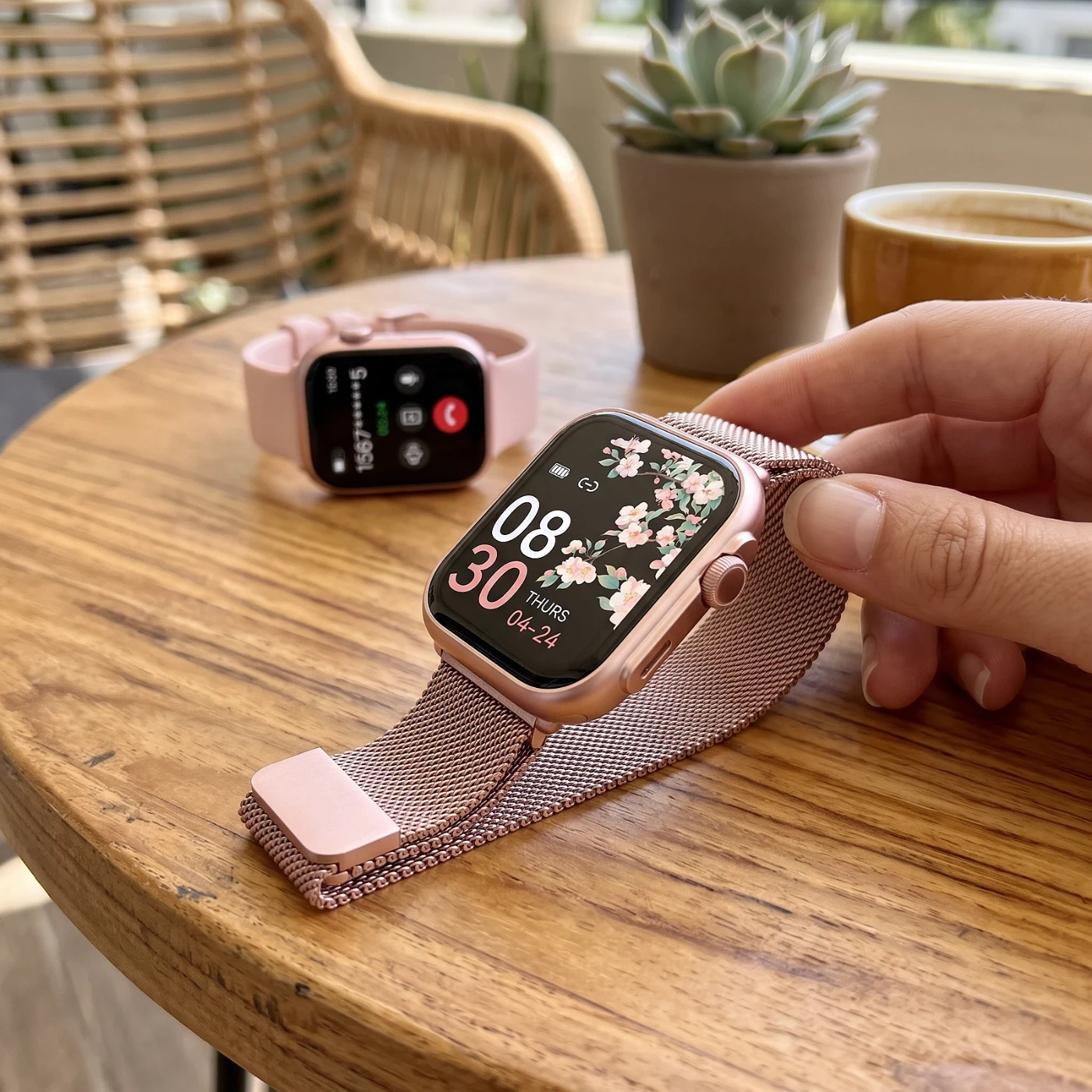 Smartwatch para Mujer con Pantalla HD 1.85" y Doble Correa — foto 3
