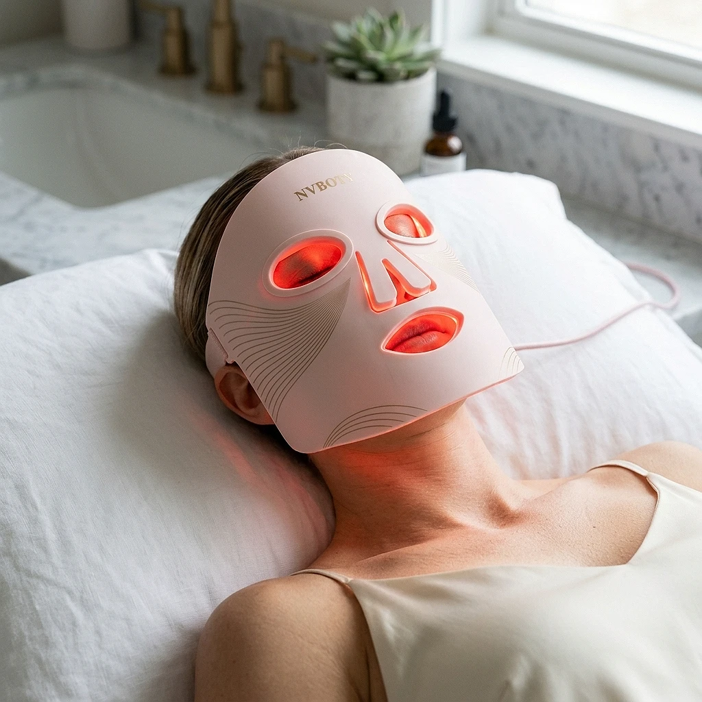 Mascarilla de Terapia de Luz Roja Portátil 4 en 1 — foto 3
