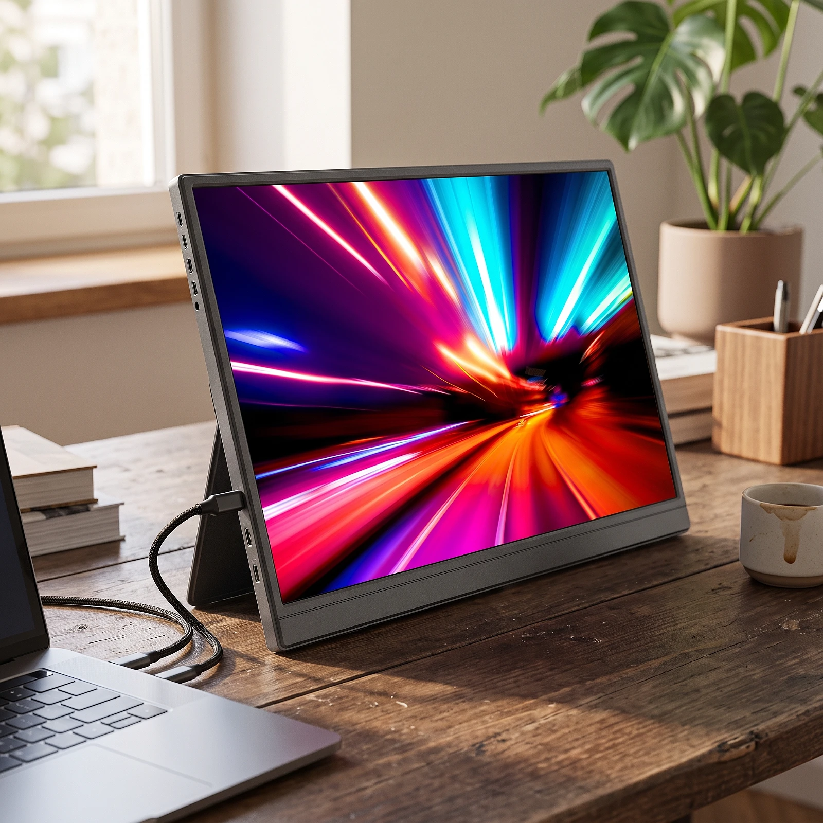 Monitor Portátil FHD de 16" – Delgado, Versátil y Listo para Llevar — foto 3