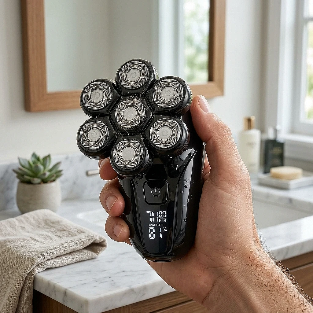 Afeitadora eléctrica 5 en 1 con cabezales flotantes 7D — foto 4