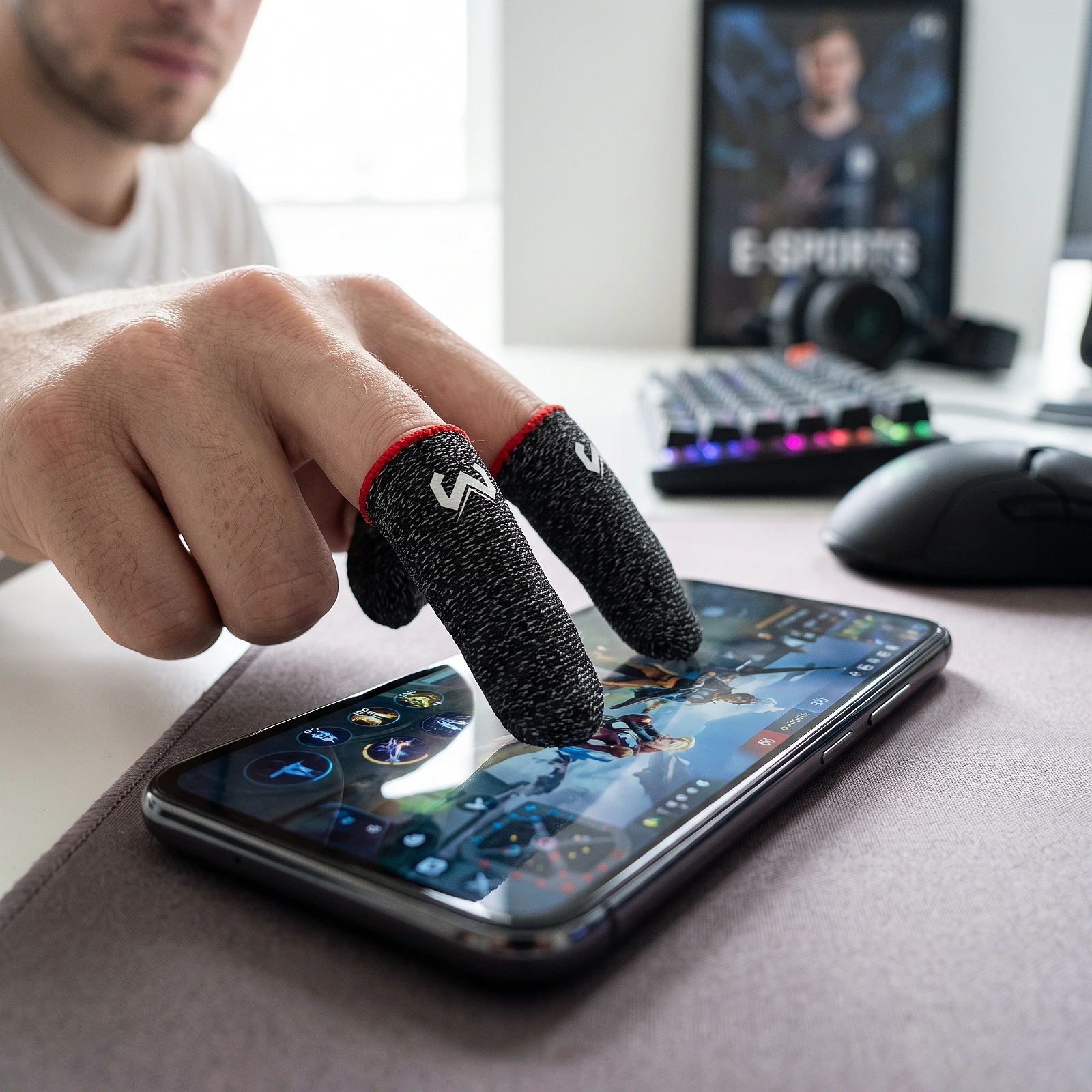 Dedales Gamer Memo: Control Táctil Antisudor para Gaming Móvil — foto 2